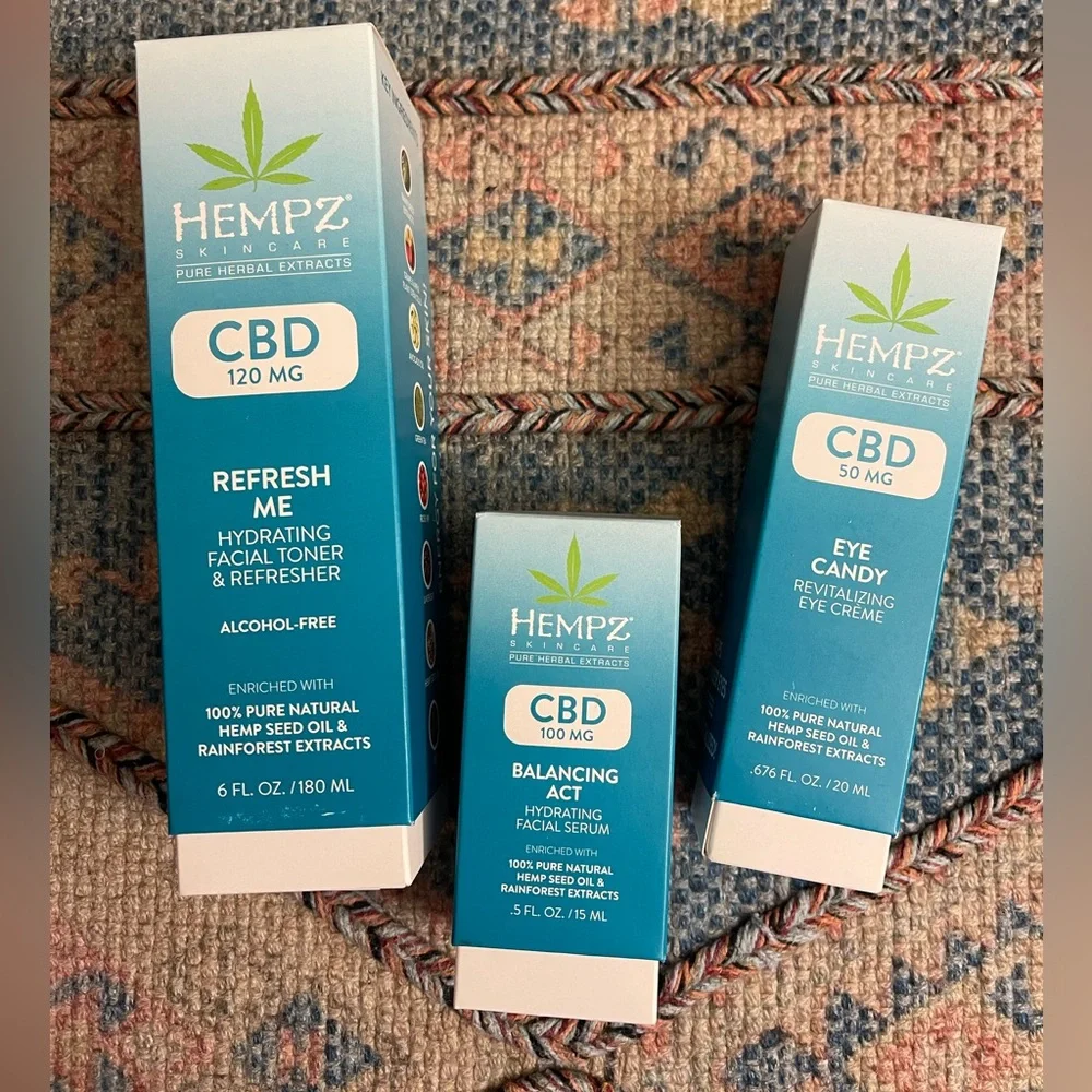 NWT Hempz CBD skincare bundle
